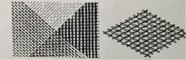 图左是玻纤多轴向缝编织物，图右是玻纤无捻粗纱布